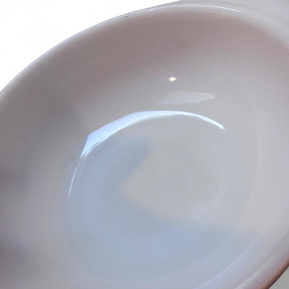 Vintage Pyrex White Milk Glass Casserole Baking Dish 023 1.5 Qt Tab Handles - Picture 5 of 8
